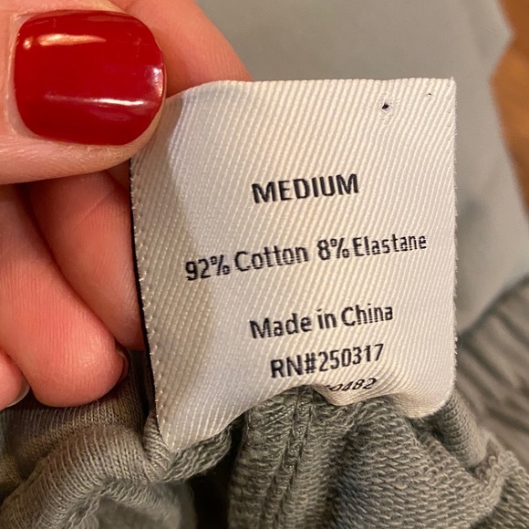 Varley Nevada Pant Desert Sage Marl Cotton Sweatpants Medium - Picture 9 of 9